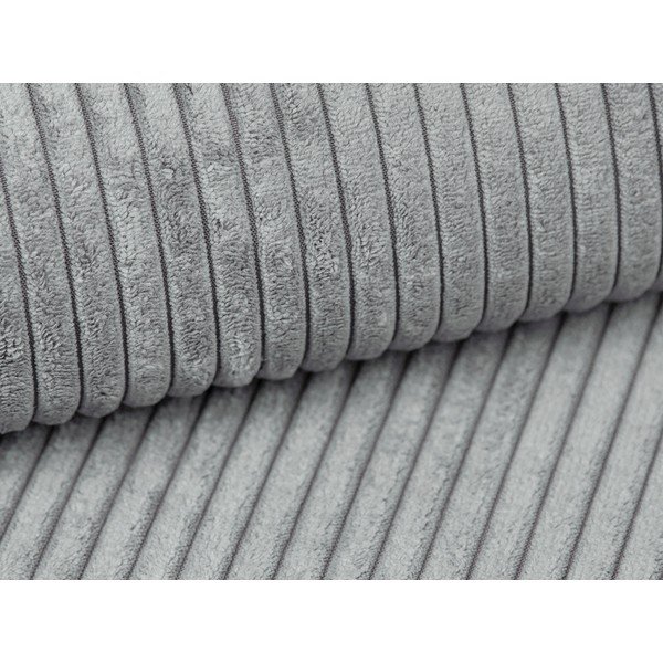 Jasnoszary sztruksowy podnóżek Campi – Cosmopolitan Design-image-2