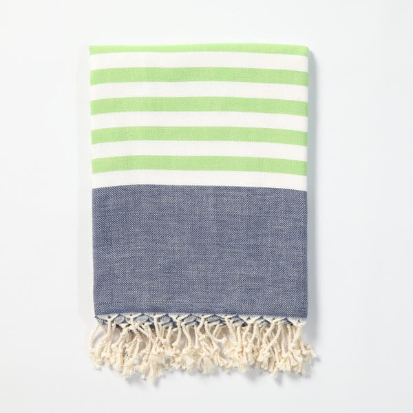 Ręcznik hammam z ręcznie tkanej bawełny ZFK Turid, 170x100 cm