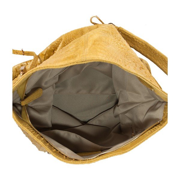 Torebka skórzana Andrea Cardone 2011 Yellow-image-3