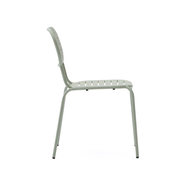 Miętowe metalowe krzesło ogrodowe Brai – Kave Home-image-3