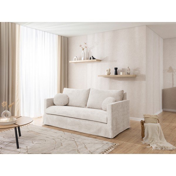 Kremowa sofa 195 cm Paphos – Ropez-image-2