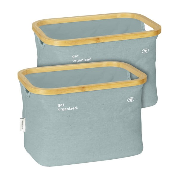 Tekstylne koszyki zestaw 2 szt. 38x26x26 cm Tom Tailor – Wenko