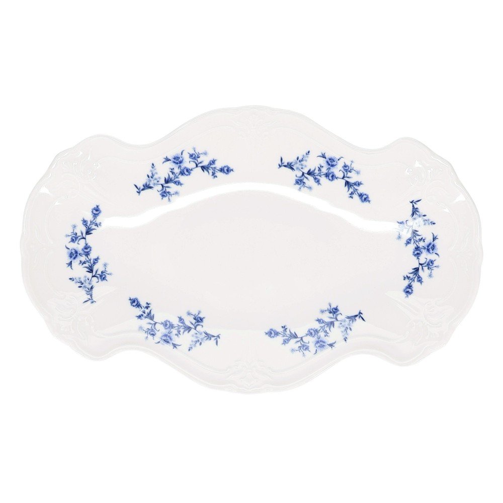 Porcelanowa taca do serwowania ø 25 cm Retro – BonBistro