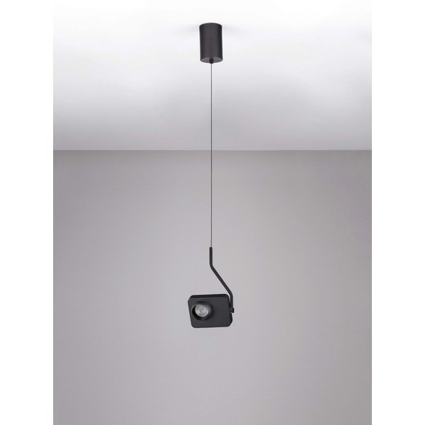 Czarna aluminiowa lampa wisząca LED z elastyczną konstrukcją/ze ściemniaczem Kedros – Nova Luce-image-4