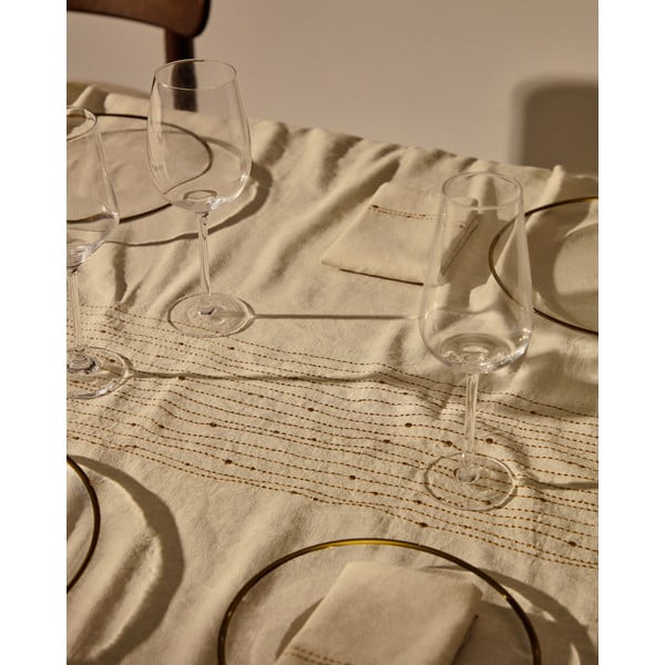 Obrus z mieszanki lnu 150x250 cm Flia – Kave Home-image-1