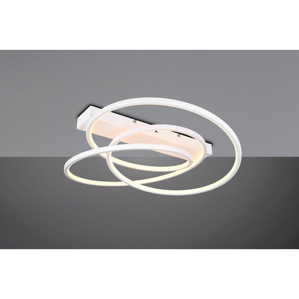 Biała lampa sufitowa LED ze ściemniaczem 49x64 cm Darvin – Trio-image-2