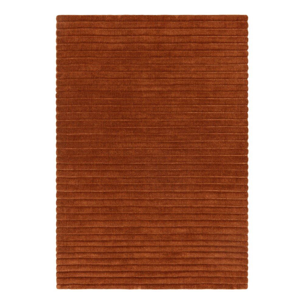 Wełniany dywan tkany ręcznie w kolorze terakoty 200x290 cm – Asiatic Carpets