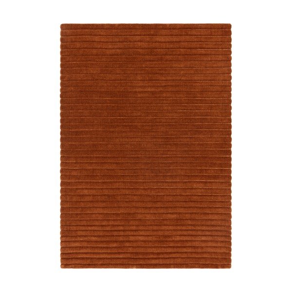 Wełniany dywan tkany ręcznie w kolorze terakoty 120x170 cm – Asiatic Carpets