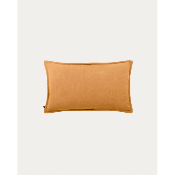 Poszewka na poduszkę z mieszanki lnu 50x30 cm Blok – Kave Home-image-2