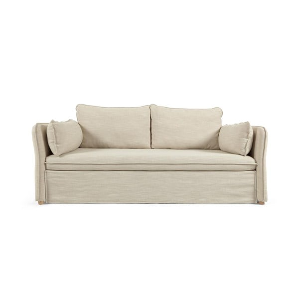 Szarobeżowa rozkładana sofa 210 cm Tanit – Kave Home