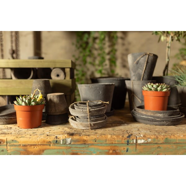 Zestaw 3 podstawek pod doniczki z terakoty Esschert Design-image-4