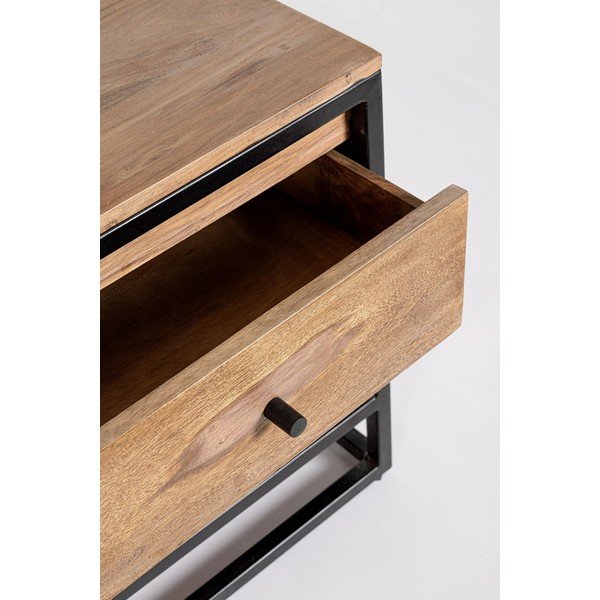 Szafka pod TV z litego drewna sheesham w naturalnym kolorze 175x50x45 cm Nartan – Bizzotto-image-1