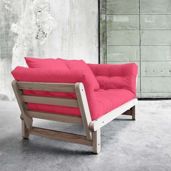 Sofa rozkładana Beat Beech/Magenta-image-1