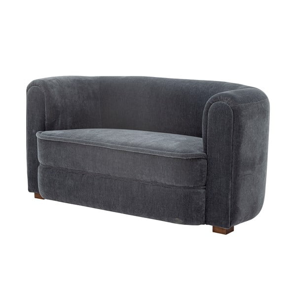 Szaroniebieska aksamitna sofa 152 cm Malala – Bloomingville-image-2