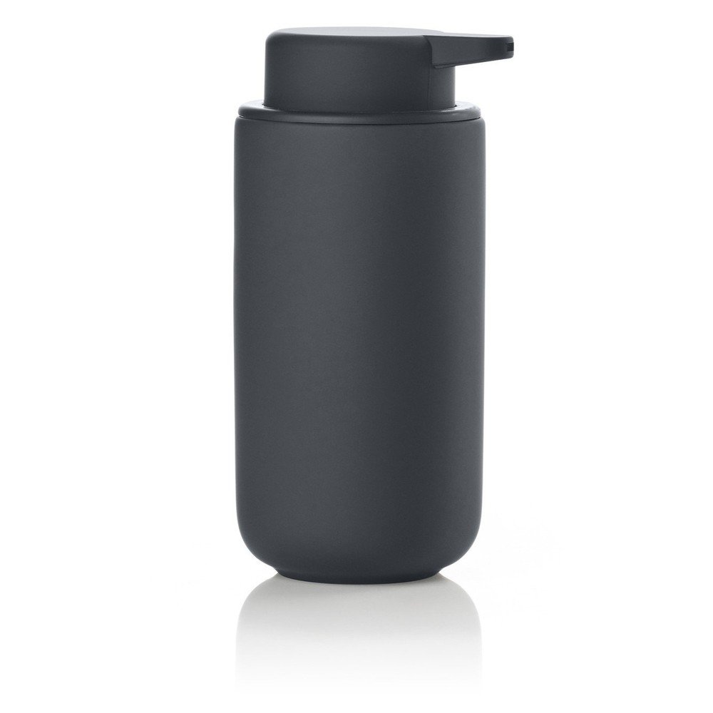 Czarny ścienny kamionkowy dozownik do mydła 450 ml Ume – Zone