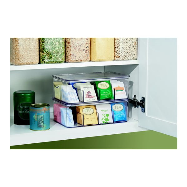 Pudełko na herbaty ekspresowe iDesign Binz Tea, 27,5x18,5 cm-image-4