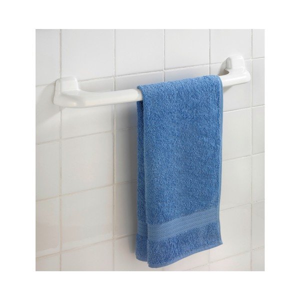 Biały uchwyt ścienny na ręczniki Wenko Pure-image-1