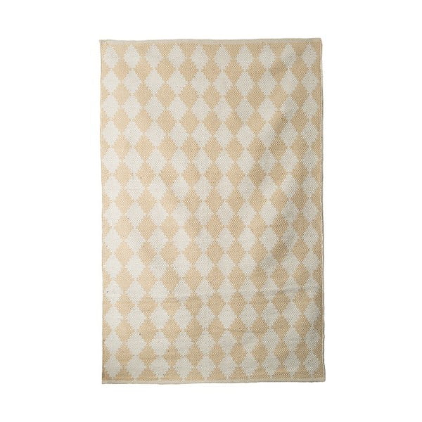 Bawełniany ręcznie tkany dywan Pipsa Curry Diamond, 140x200 cm