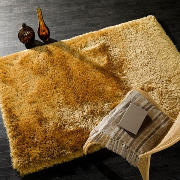 Musztardowy dywan Flair Rugs Pearl, 120 x 170 cm-image-1