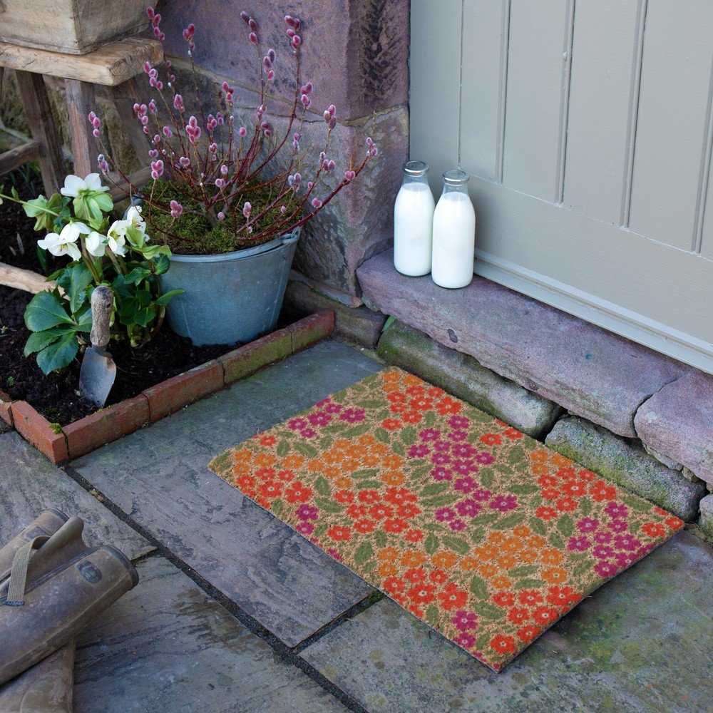 Wycieraczka z włókna kokosowego 40x60 cm Floral – Artsy Doormats (zdjęcie 5)