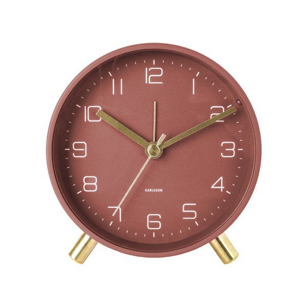 Czerwony budzik Karlsson Lofty, ø 11 cm-image-1