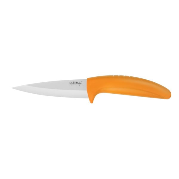 Ceramiczny nóż Santoku, 9,5 cm, pomarańczowy
