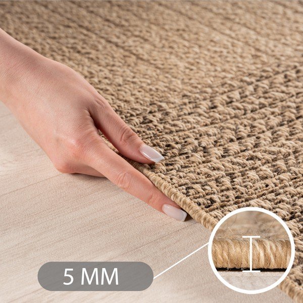 Brązowy okrągły dywan odpowiedni na zewnątrz ø 160 cm Timber 1405 – Ayyildiz Carpets-image-2