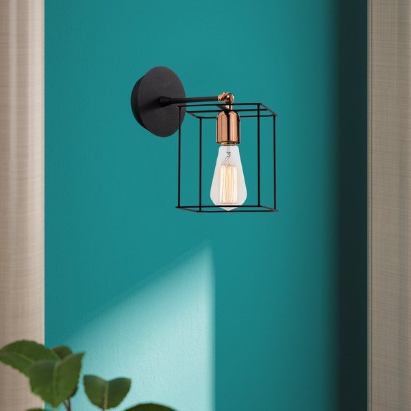 Czarny kinkiet Opviq lights Selimiye-image-1