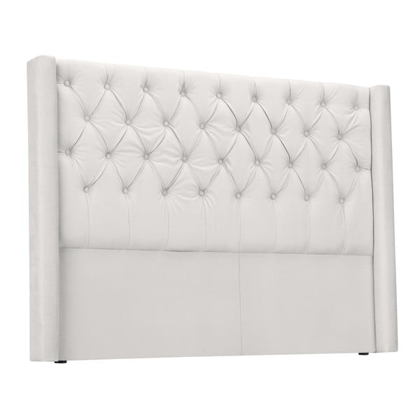 Zagłówek łóżka w kolorze srebra Windsor & Co Sofas Queen, 176x120 cm