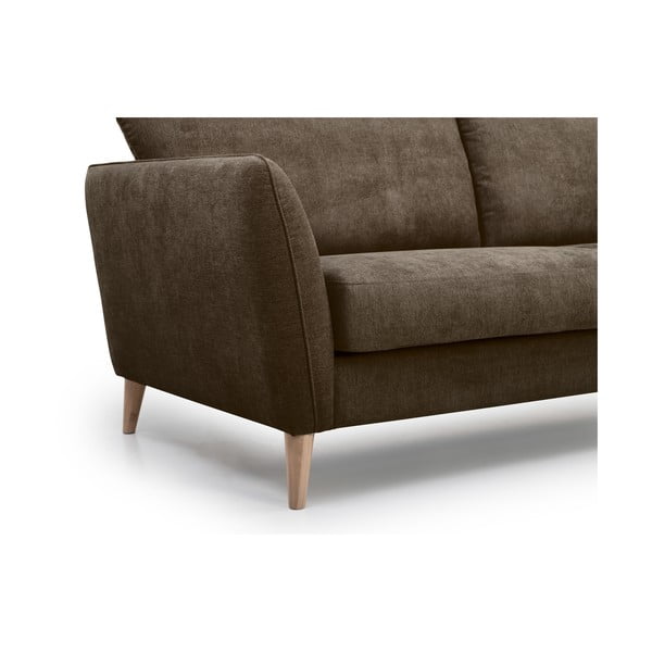 Brązowa sofa Scandic Oslo, 206 cm-image-3