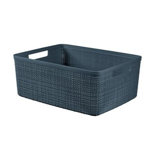 Niebieski koszyk Curver Jute, 12 l