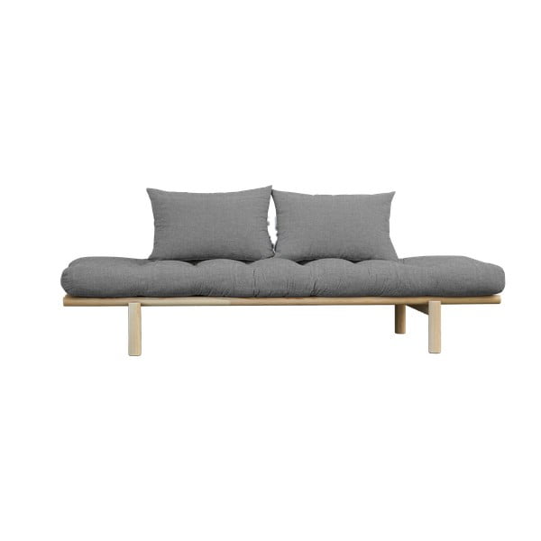 Sofa z jasnoszarym pokryciem Karup Design Pace Natural/Granite Grey
