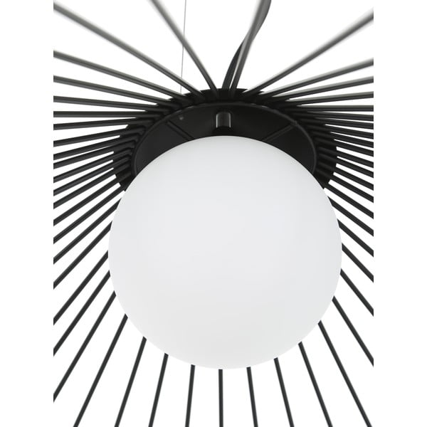 Czarna lampa sufitowa Westwing Collection Silvan-image-4