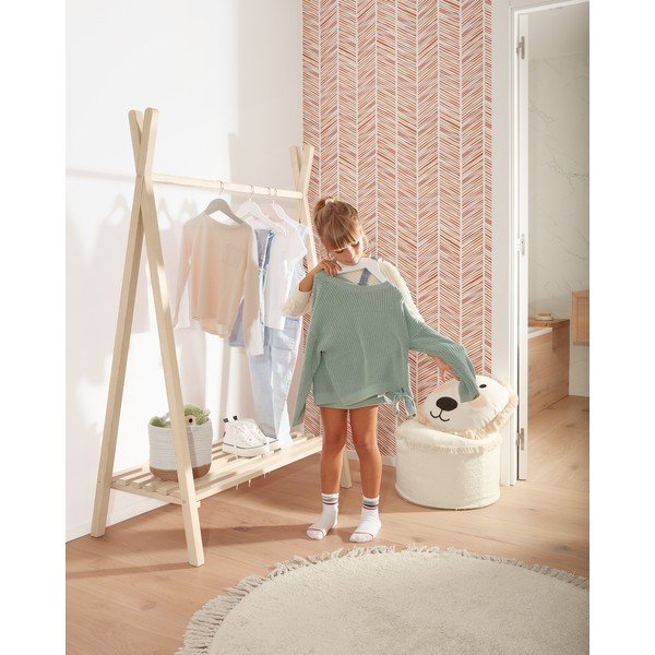 Biały kosz z bawełny i juty Kave Home Telma-image-4