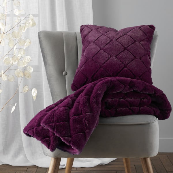 Koc z mikropluszu 130x170 cm Cosy Diamond – Catherine Lansfield-image-3