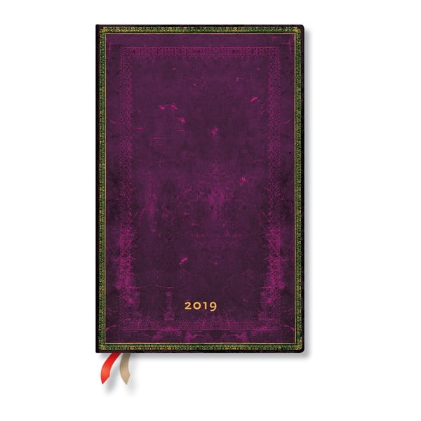 Kalendarz na 2019 rok Paperblanks Cordovan, 13,5x21 cm