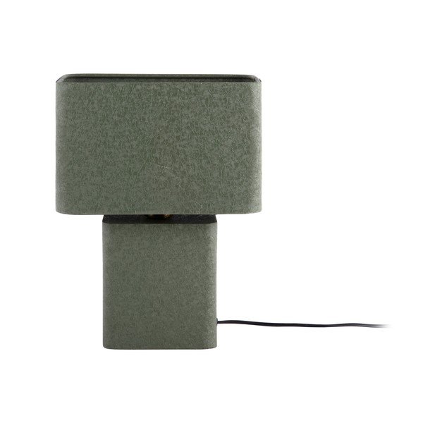 Zielona metalowa lampa stołowa (wysokość 33 cm) Boaz Recto – Leitmotiv-image-2