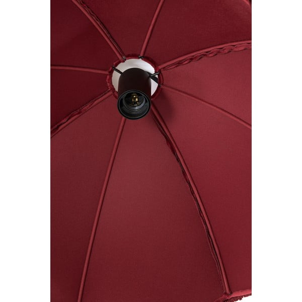 Bordowa lampa wisząca z tekstylnym kloszem ø 60 cm Malacia – Light & Living-image-1