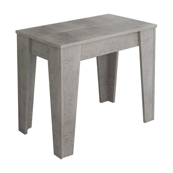Szary stół drewniany z 6 częściami przedłużającymi Tomasucci Charlie, 75x90x50 cm