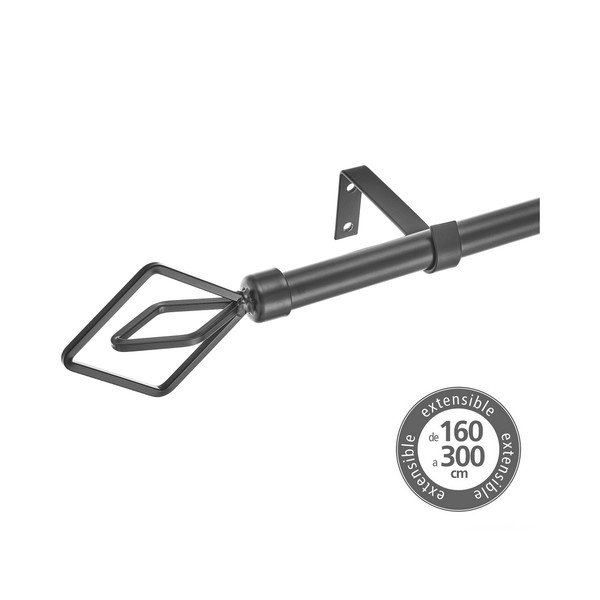 Metalowy regulowany karnisz 160 - 300 cm – Casa Selección-image-1