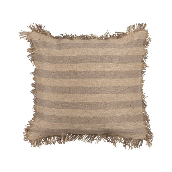 Poduszka dekoracyjna z mieszanki juty 45x45 cm Stripes – Ixia
