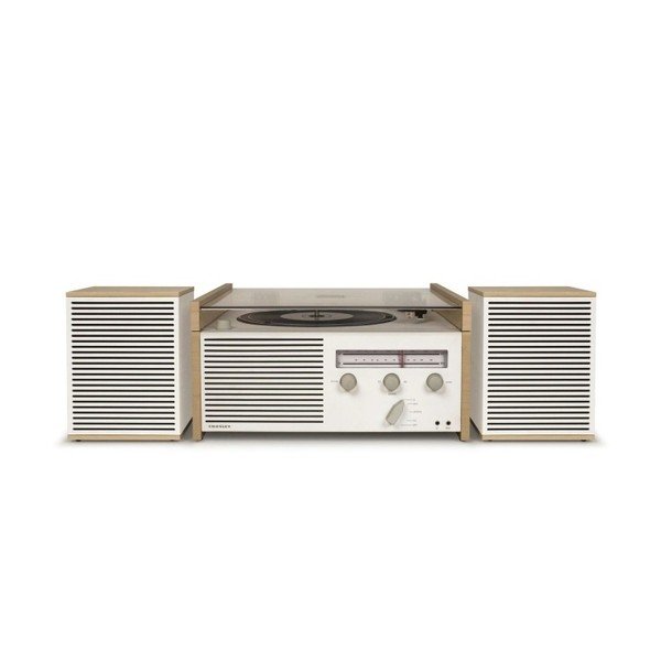 Biało-beżowy gramofon Crosley Switch II Natural-image-1