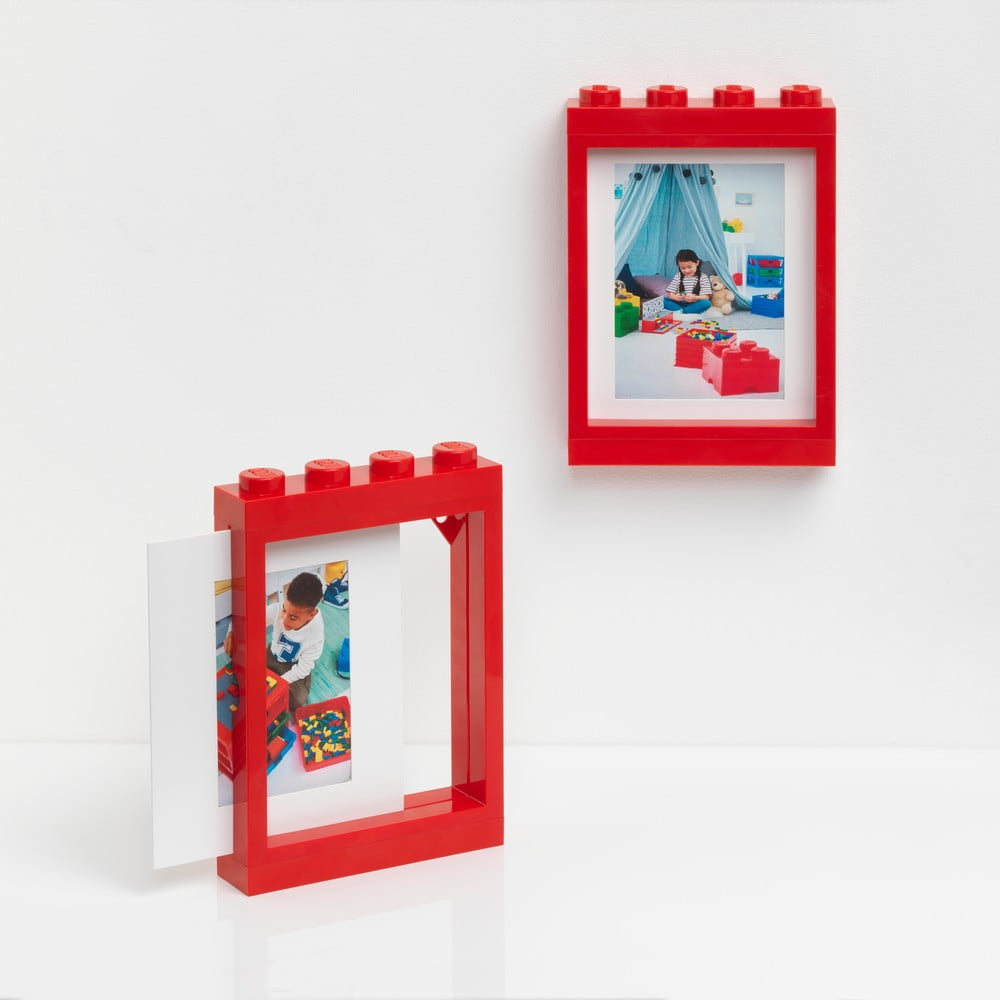 Czerwona ramka na zdjęcie LEGO®, 19,3x26,8 cm (zdjęcie 3)