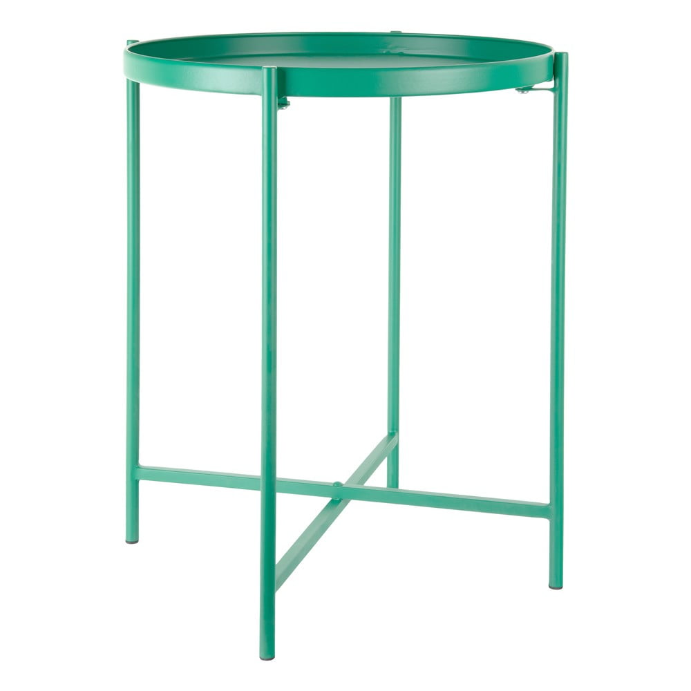 Metalowy okrągły stolik ø 40 cm Meseta  – Leitmotiv