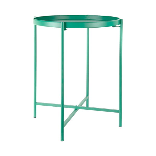 Metalowy okrągły stolik ø 40 cm Meseta  – Leitmotiv