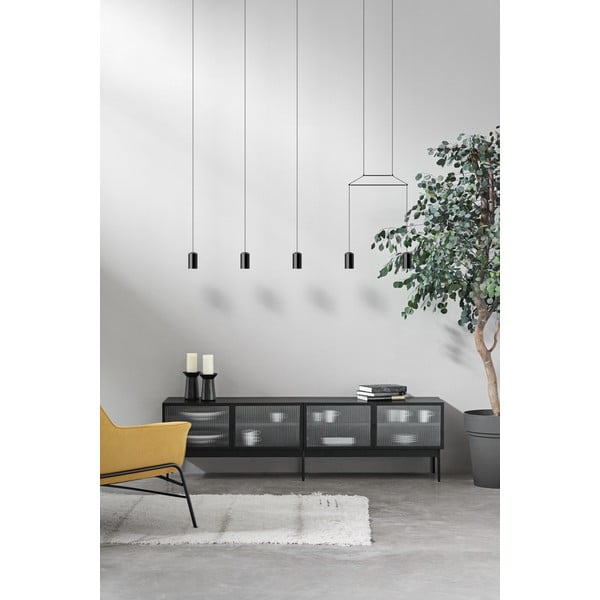 Czarny stolik pod TV Teulat Blur-image-1