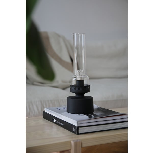 Czarna lampa stołowa ze szklanym kloszem (wysokość 31 cm) Kandella – Markslöjd-image-2