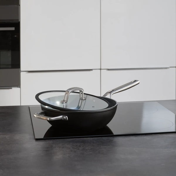 Patelnia z pokrywką/z powłoką ceramiczną wok ø 28 cm Meda 3.0 – FABINI-image-1