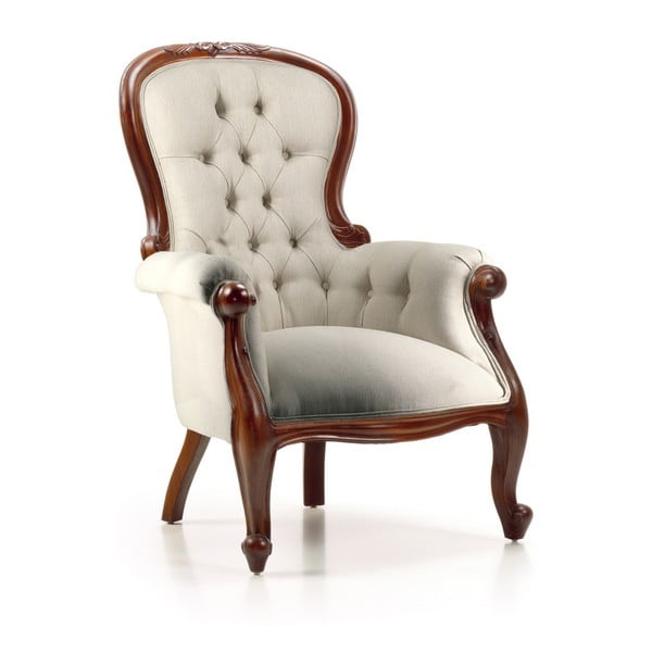 Fotel z drewna mahoniowego Moycor Vintage