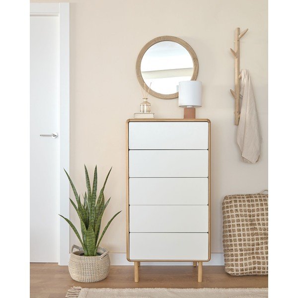 Wieszak ścienny z drewna brzozowego Kave Home Natane-image-2